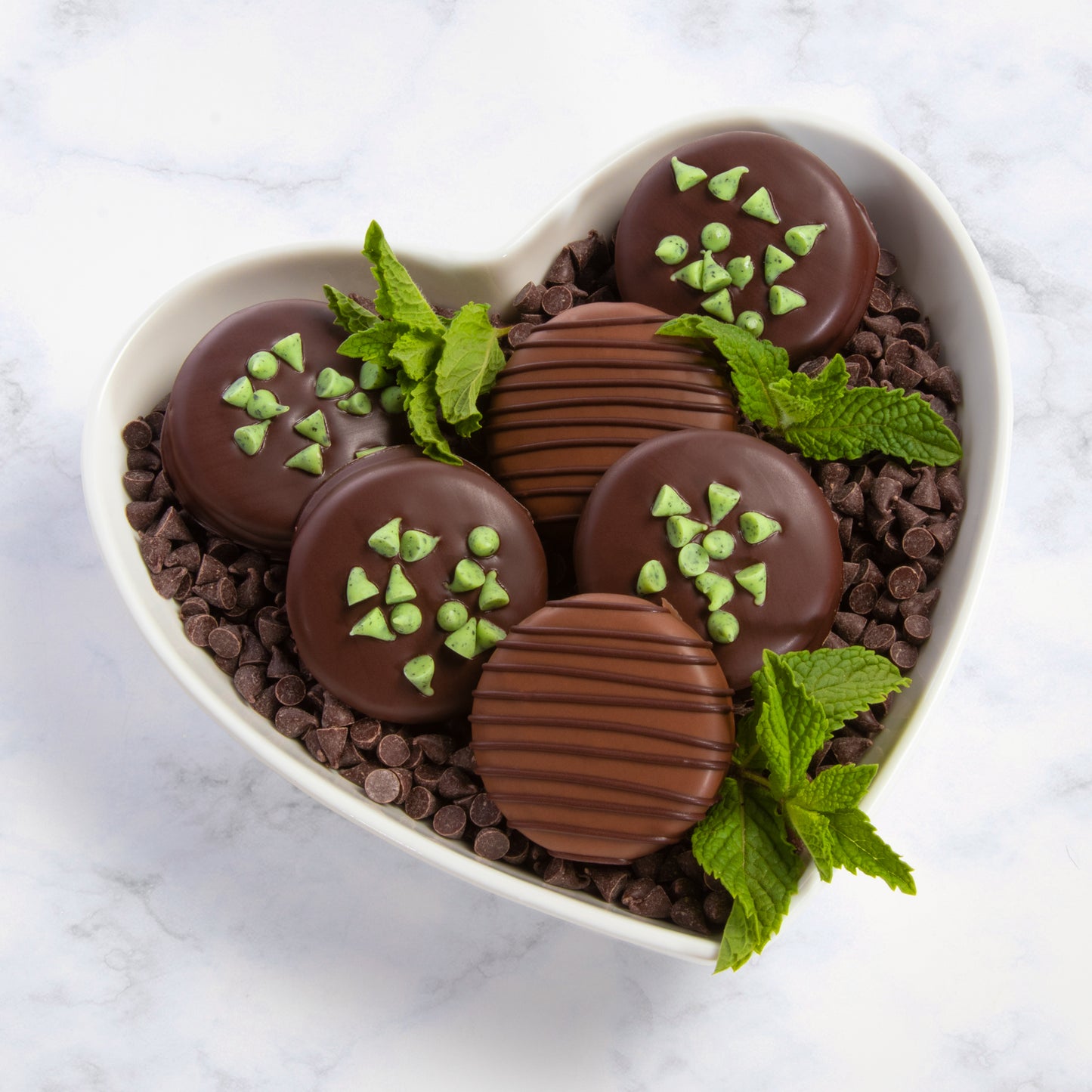 Grasshopper Mint Chocolatey Covered Cookies