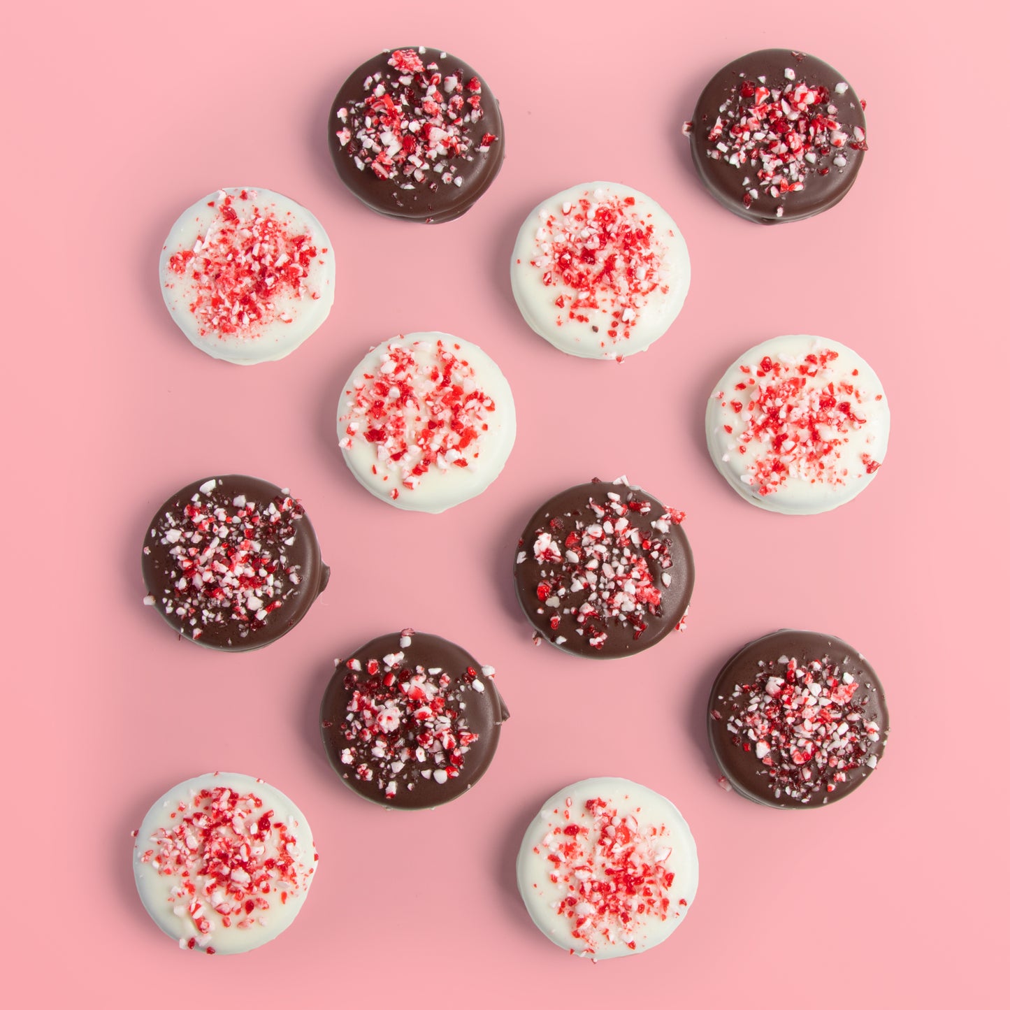 Peppermint Chocolatey Covered Cookies