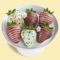 Load image into Gallery viewer, Flowers & Chocolate Dipped Berries