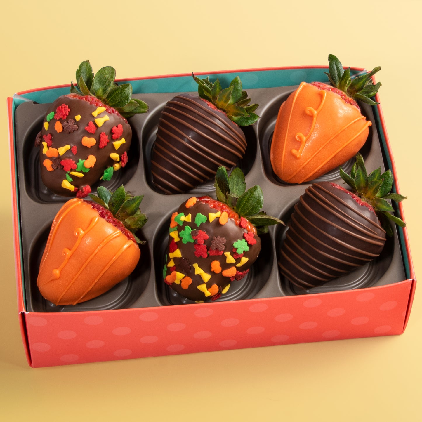 Fall Pumpkins Dipped Berries