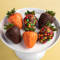 Load image into Gallery viewer, Fall Pumpkins Dipped Berries