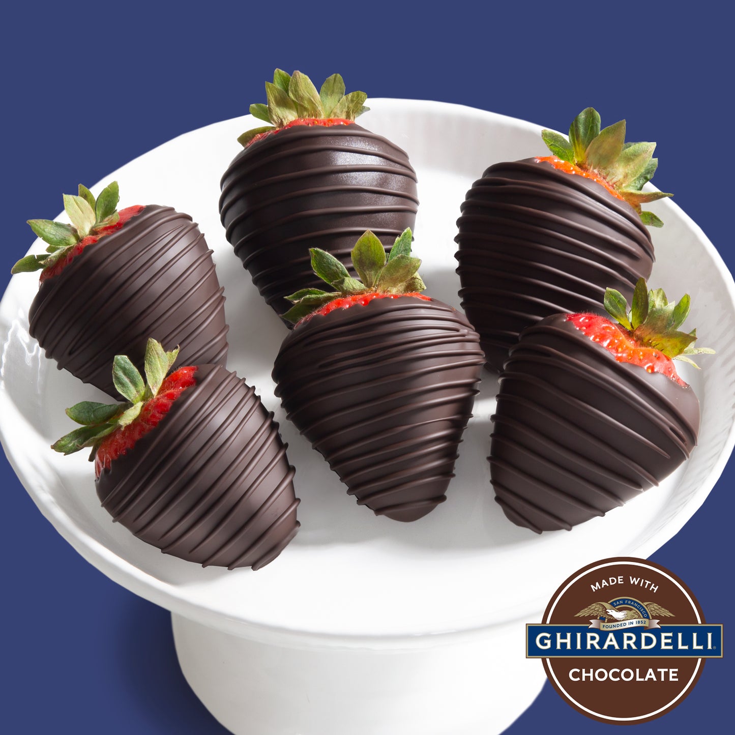 Ghirardelli Dark Chocolate Covered Strawberries