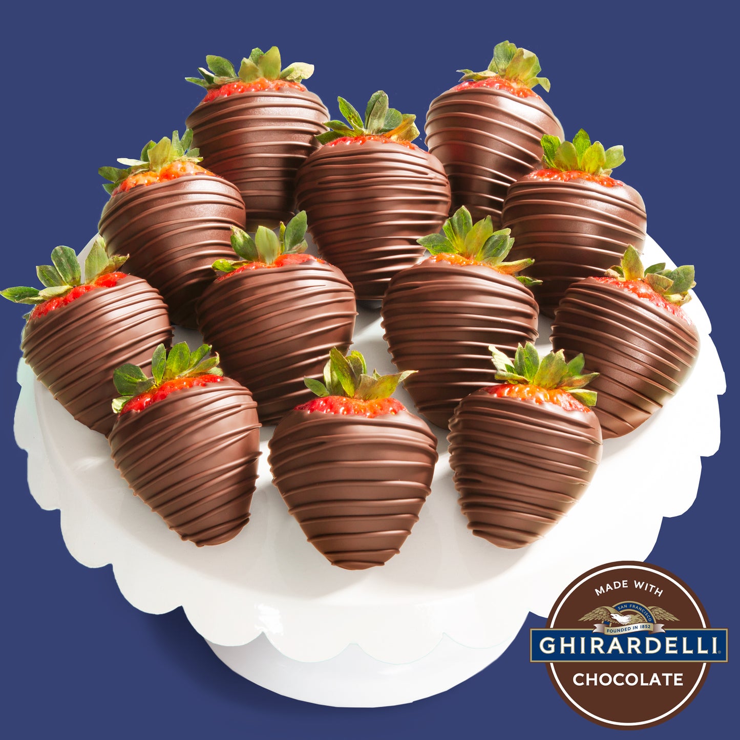 Ghirardelli Milk Chocolate Covered Strawberries