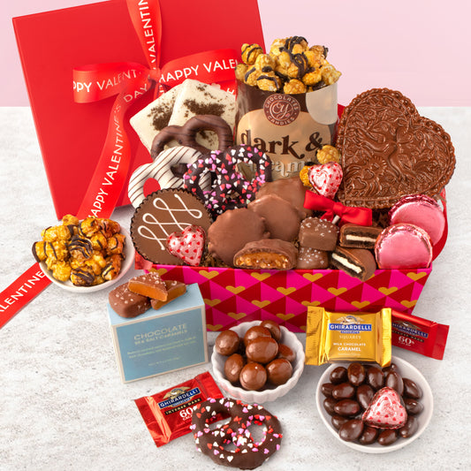 Valentine Chocolate Bliss Assortment Gift Basket