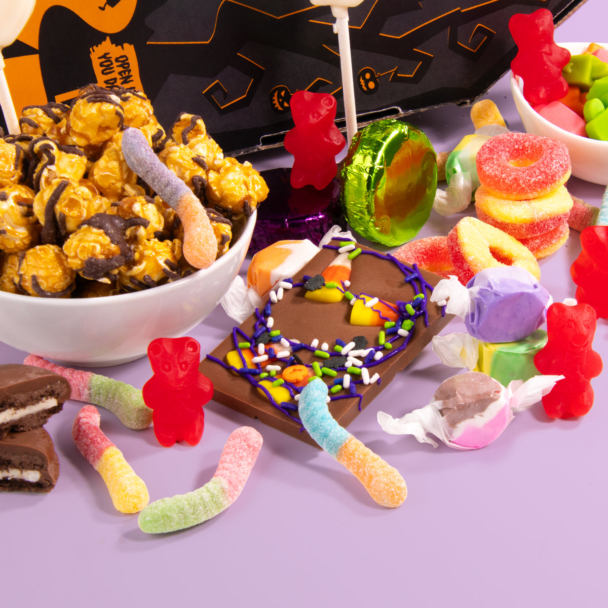 Spooky Halloween Treats in Coffin Box
