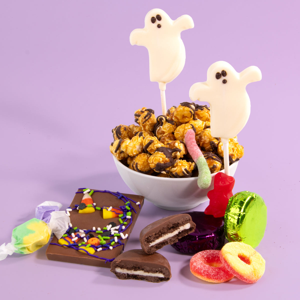 Spooky Halloween Treats in Coffin Box