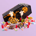 Load image into Gallery viewer, Spooky Halloween Treats in Coffin Box
