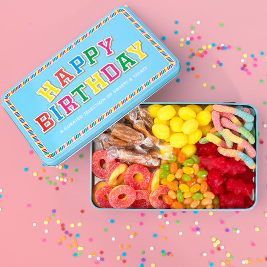 Birthday Candy Tin