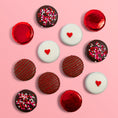Load image into Gallery viewer, Be My Valentine Chocolatey Covered Sandwich Cookies
