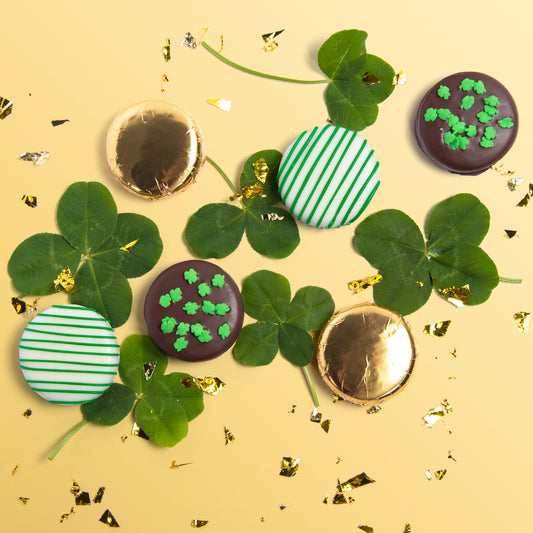 St. Patrick's Day Chocolatey Covered Cookies