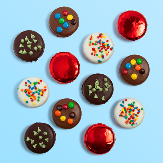 Birthday Chocolatey Covered Sandwich Cookies