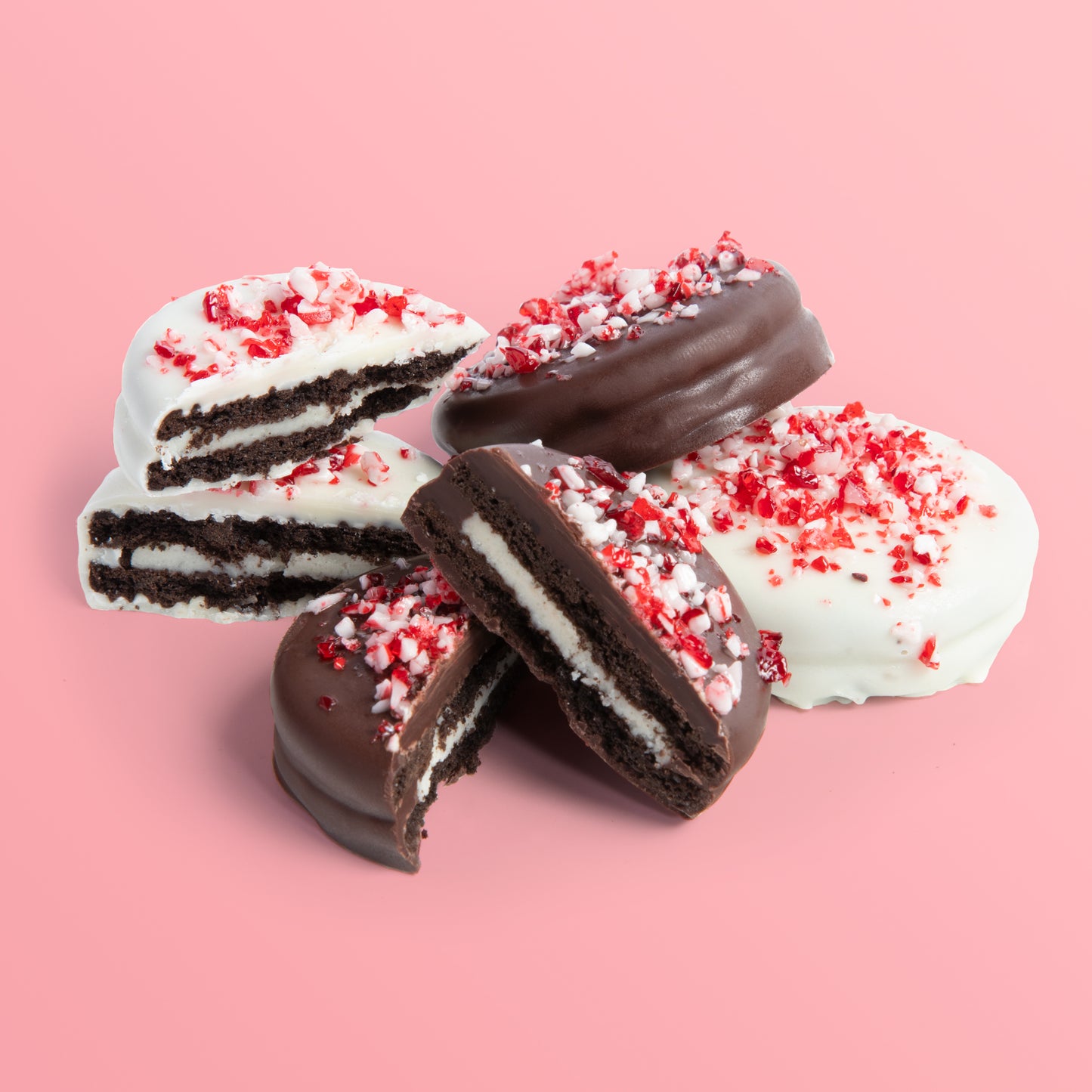 Peppermint Chocolatey Covered Cookies