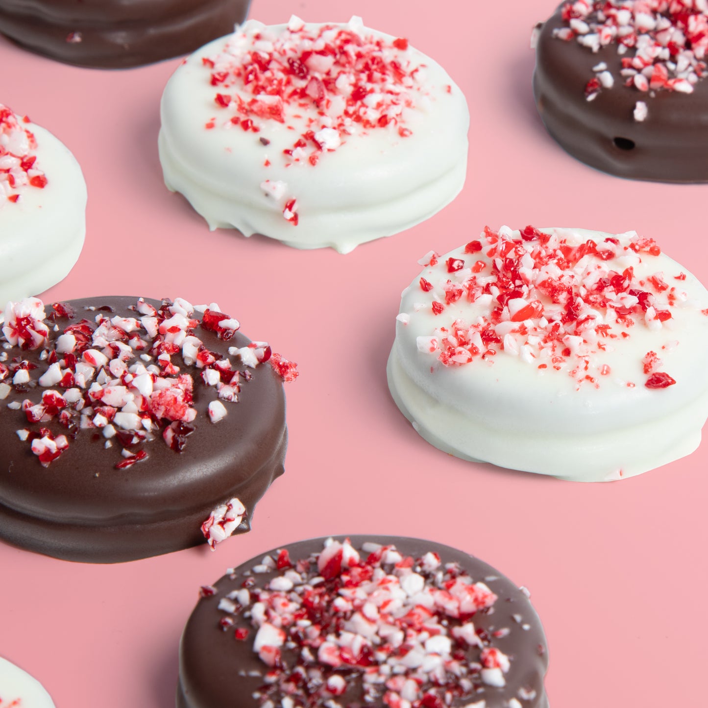 Peppermint Chocolatey Covered Cookies