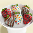 Load image into Gallery viewer, Happy Birthday Chocolatey Dipped Strawberries
