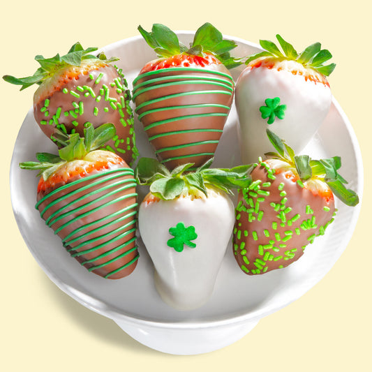St. Patrick's Day Dipped Strawberries