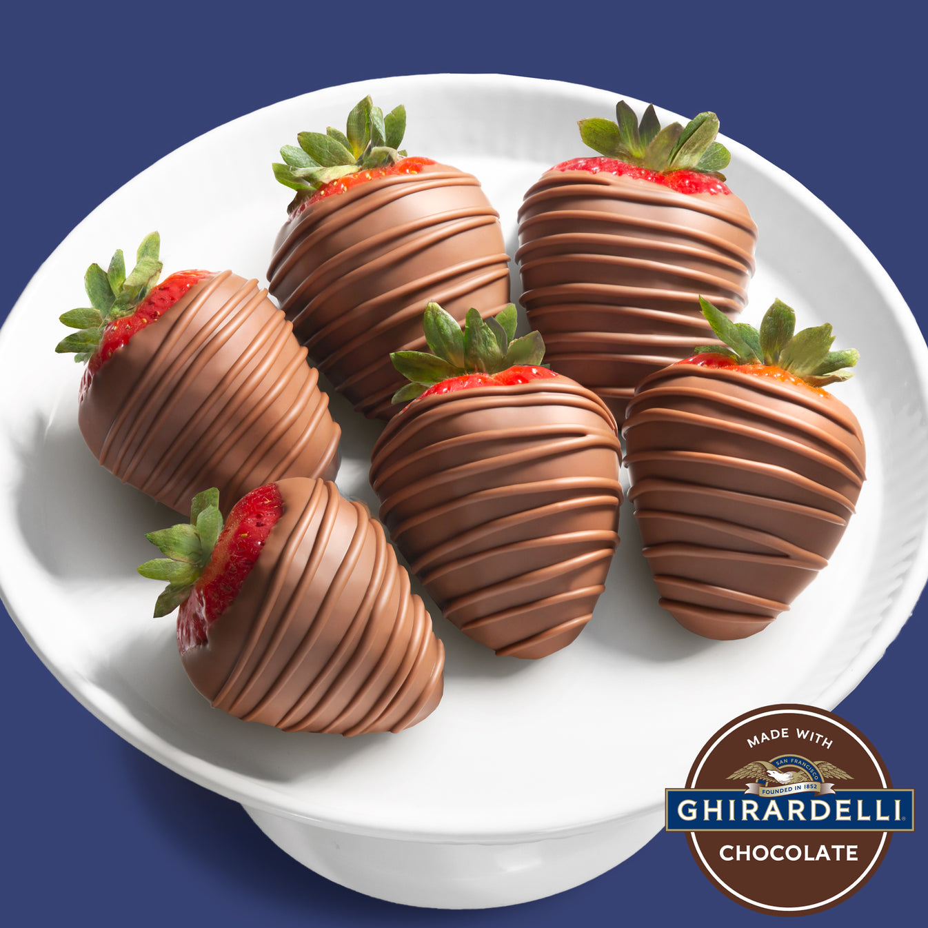 Ghirardelli Milk Chocolate Covered Strawberries Love Berries