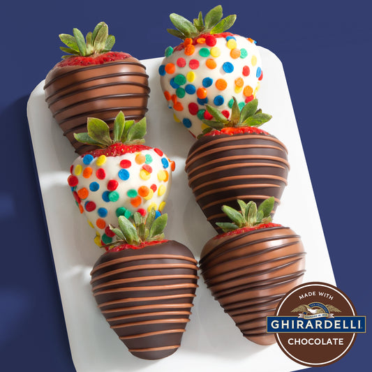 Ghirardelli Birthday Chocolate Covered Strawberries