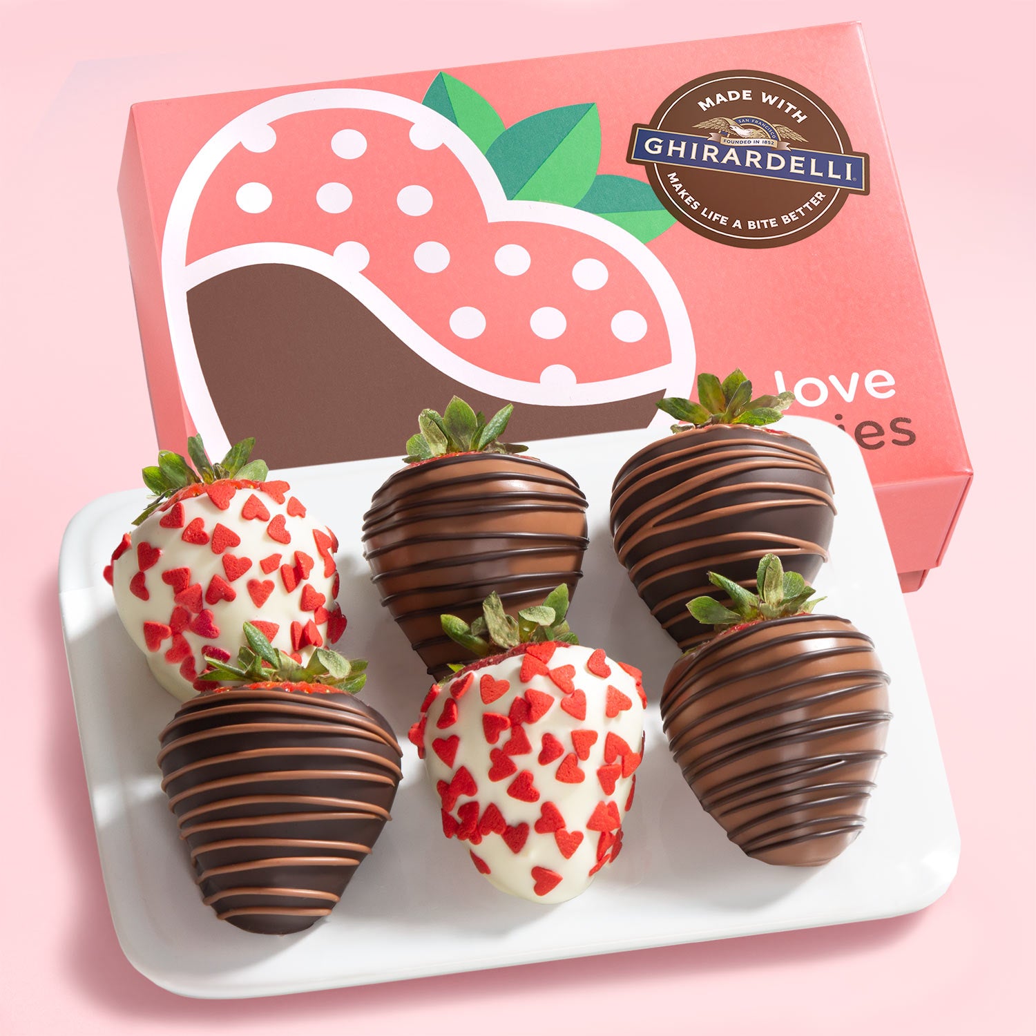 Ghirardelli Love Chocolate Covered Strawberries