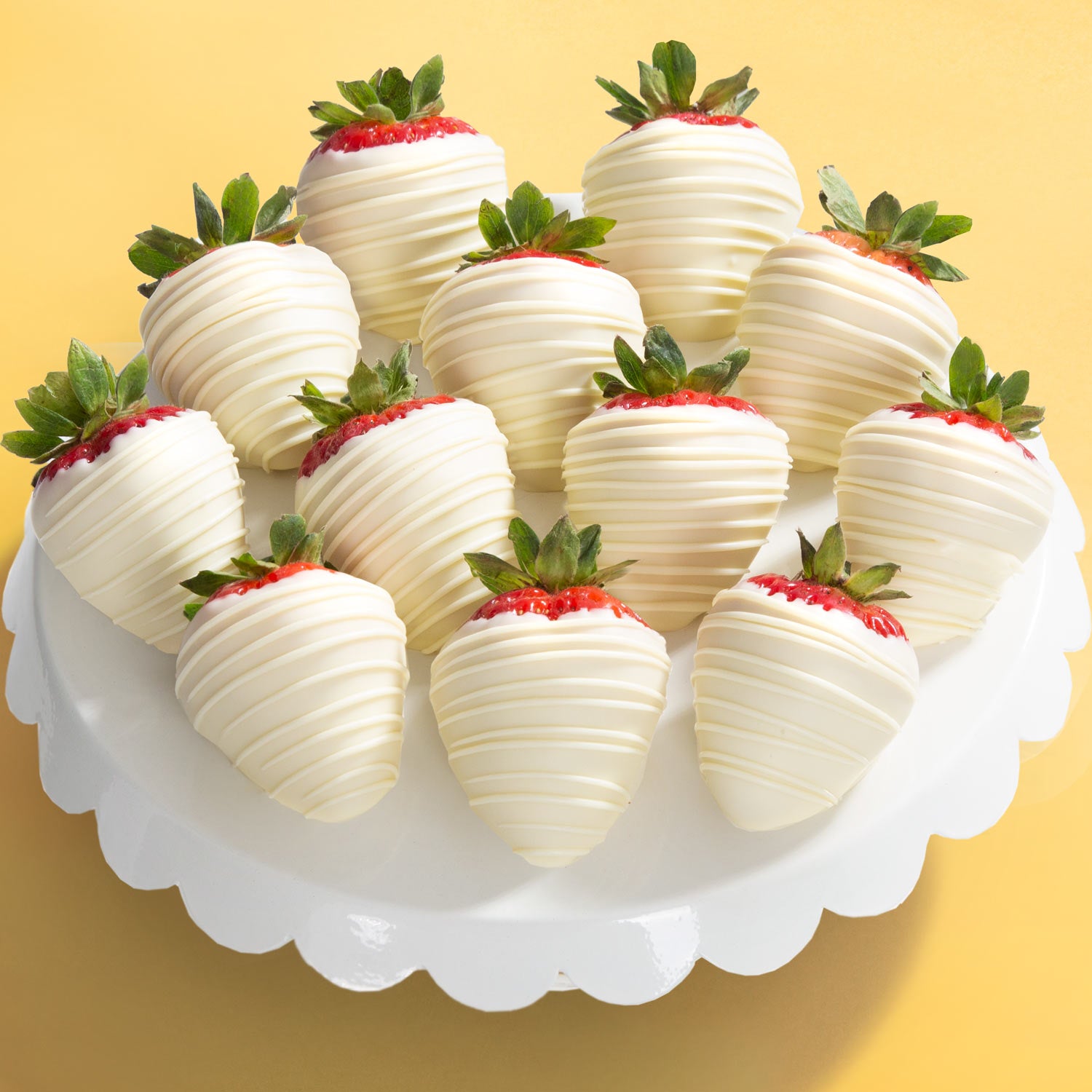 White Out Dipped Strawberries