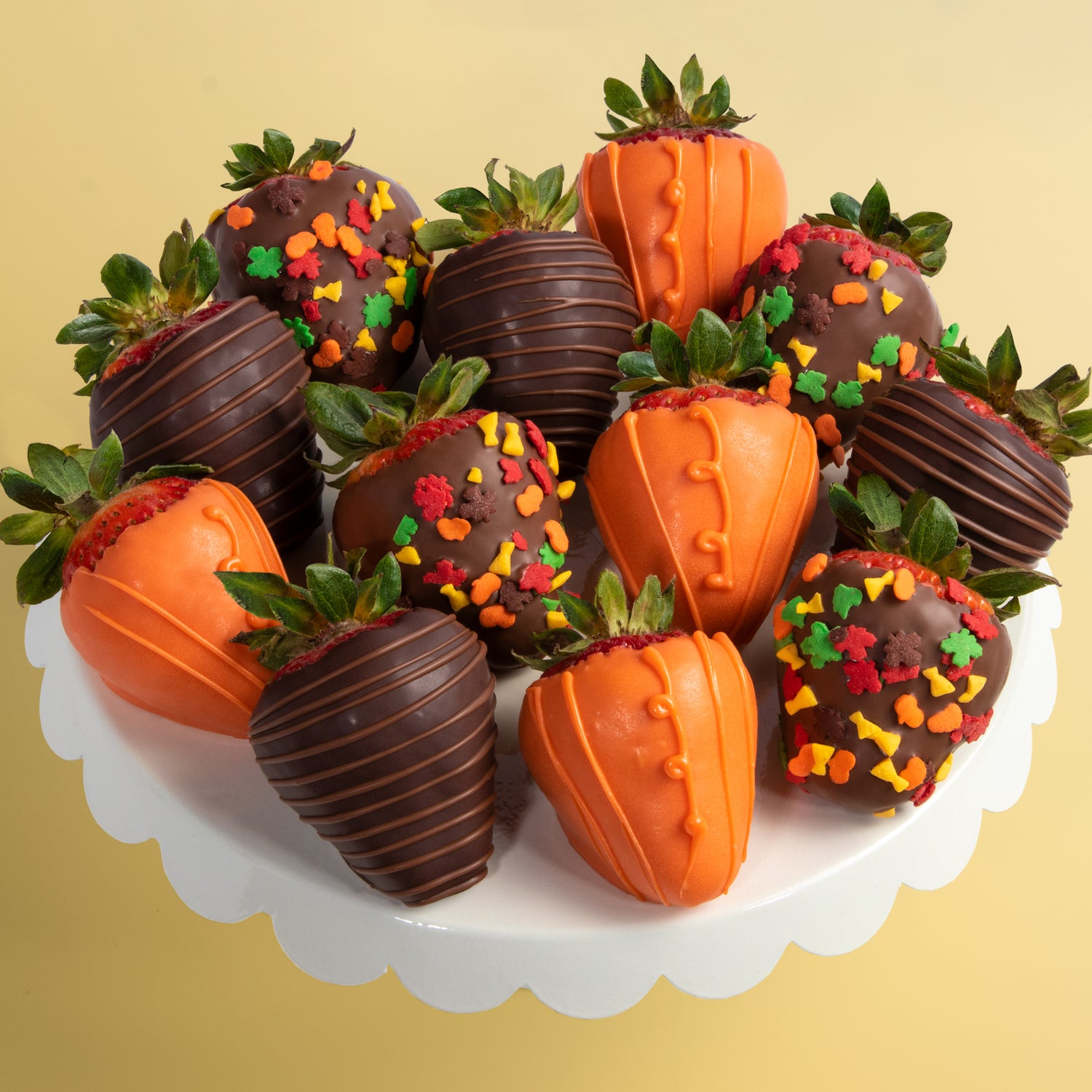 Halloween Dipped Strawberries