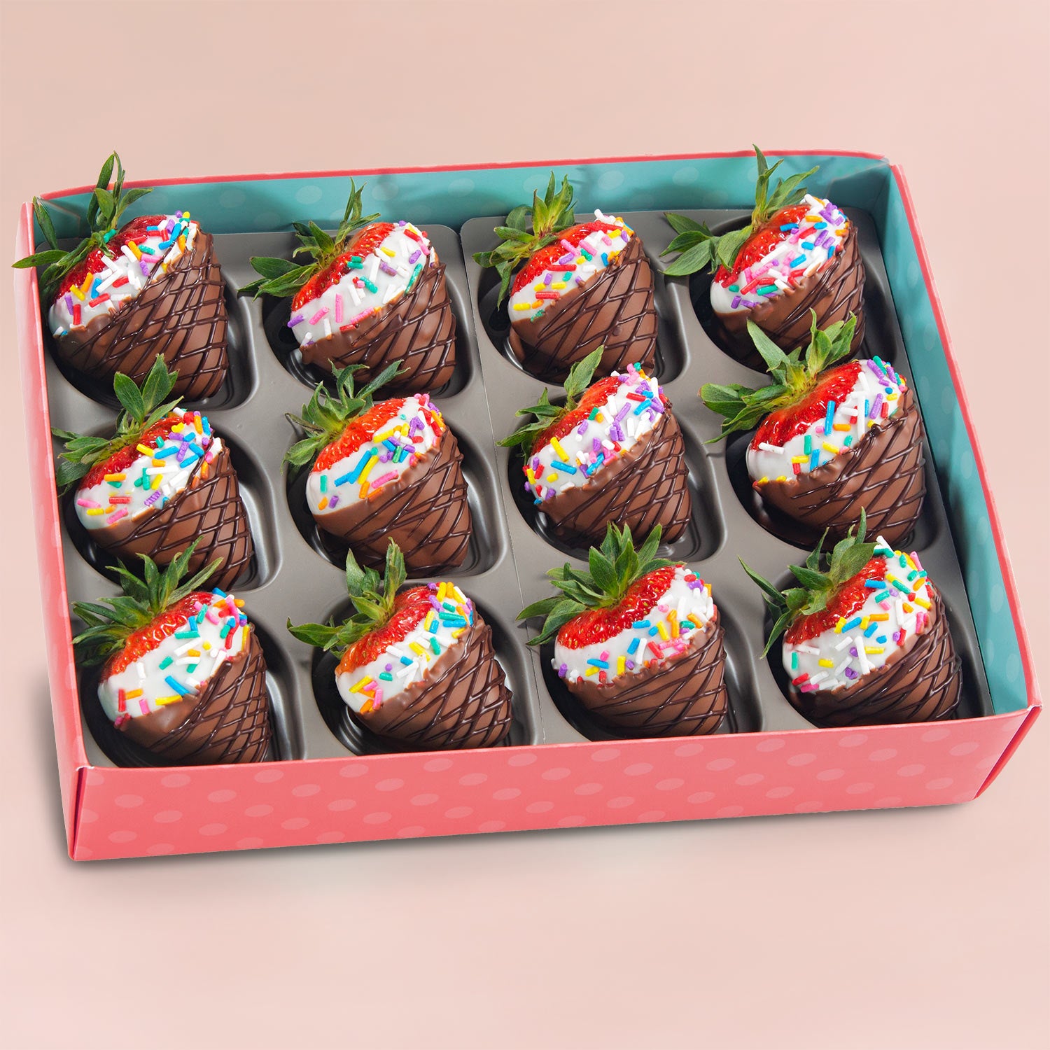 Ice Cream Scoops Dipped Berries