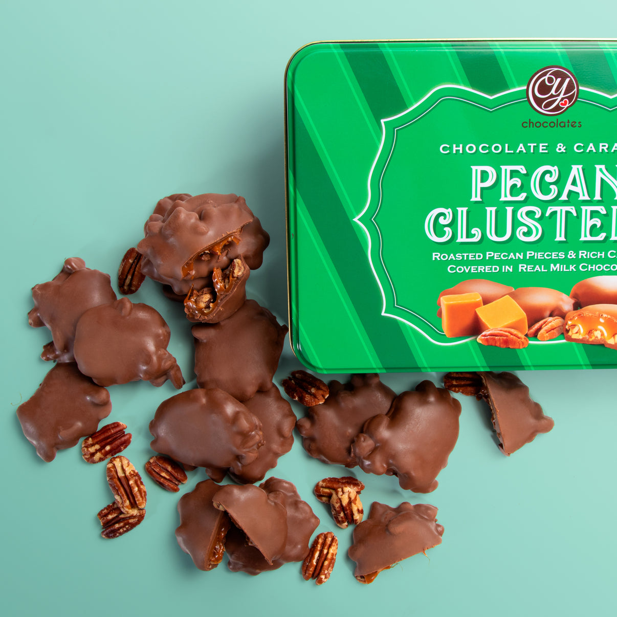 Milk Chocolate Caramel Pecan Clusters Love Berries